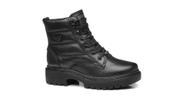 Coturno Pegada Feminino em Couro Preto 282402-04
