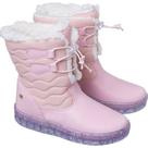 Coturno Rosa menina bota inverno com Pelinho Camin