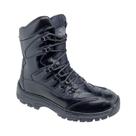 Coturno Tático Mega Force Militar Couro Brilho Segurança E Conforto Tamanho: 41Cor:Preto