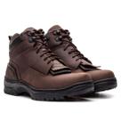 Coturno Tenis Country Texas Gold em Couro Costurado Feminina Café