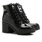 Coturno verniz feminino Coturno verniz feminino