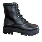 Coturno Via Marte Flatform Feminino 025006 Preto
