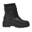 Coturno Via Marte Flatform Tratorado Preto Feminino 009-009-01