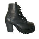 Coturno Vilela Boots Salto Couro Legítimo Envernizado ou Fosco Elegância, Estilo, Atitude e Durabilidade