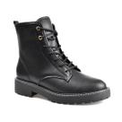 Coturno Vizzano Napa Tratorado Salto Bloco Baixo Feminino Preto Coturno Vizzano Napa Tratorado Salto Bloco Baixo Feminino Preto