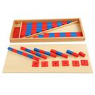 Counting Sticks Montessori Early Math Toy vermelho e azul Counting Sticks Montessori Early Math Toy vermelho e azul