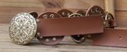 Country Tendencia Boho Chic Cinto Feminino Redondo Moda Boho