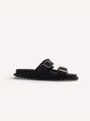 Couro Fivela Preto
