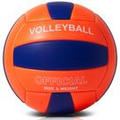 Couro PU macio de voleibol PECOGO tamanho 5 com 21 cm de diâmetro