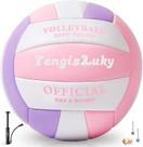Couro PU Soft Touch tamanho oficial de voleibol TengiSluky, tamanho 5