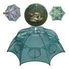 Covo Armadilha Pesca Peixes Camarões Aletronix 8 Bocas Nylon 90cm -