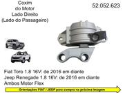 Coxim do Motor Lado Direito (Lado do Passageiro) para Jeep Renegade 1.8 Flex, Fiat Toro 1.8 Flex Coxim do Motor Lado Direito (Lado do Passageiro) para Jeep Renegade 1.8 Flex, Fiat Toro 1.8 Flex