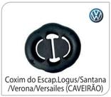 Coxim escapamento caveirão logus/ santana/verona/versailes pacote com 10 unidades