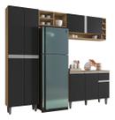 Coz. Modulada Completa Vanessa 230cm C/ Armário Aér. Ajl Mvs
