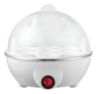 Cozedor De Ovos Portátil Elétrico Cozinha A Vapor Cor Branco