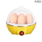 Cozedor Elétrico 7 Ovos 110V Vapor Rápido Amarelo