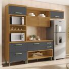 Cozinha 3 Peças Torre Quente Ripado Princesa 100% Mdf