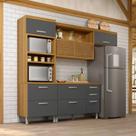 Cozinha 3 Peças Torre Quente Ripado Princesa 100% Mdf