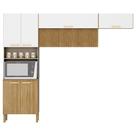 Cozinha 3 Pecas Urbane 260 Cm Freijo Supremo Cp Ripado Freijo Ktp