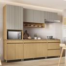 Cozinha 5 Peças 10 Portas 5 Gavetas 270cm 100% Mdf Simone Mendes Cozinha 5 Peças 10 Portas 5 Gavetas 270cm 100% Mdf Simone Mendes