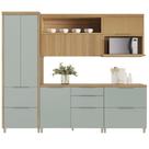 Cozinha 5 Peças Marquesa 6 Portas 6 Gavetas 100 MDF Nesher Cozinha 5 Peças Marquesa 6 Portas 6 Gavetas 100 MDF Nesher