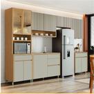 Cozinha 6 Peças 12 Portas 5 Gavetas Nesher Luna 270 cm 100 MDF Cozinha 6 Peças 12 Portas 5 Gavetas Nesher Luna 270 cm 100 MDF