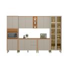 Cozinha 6 peças com Torre Simples e Cristaleira Allure Linea Brasil