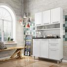 Cozinha Aço Compacta 6 Portas 2 Gavetas Múltipla Bertolini