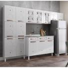 Cozinha Aço Completa Modulada 3 Vidros Mirage New Telasul