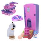 Cozinha Brinquedo Menina Eletro Fogão Panelas Comidinha 20pç
