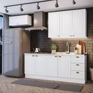 Cozinha Compacta 04 Pçs Branco Cozinha Compacta 04 Pçs Branco