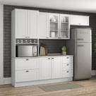 Cozinha Compacta 04 Peças com Aéreo Basculante Americana Henn