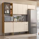 Cozinha Compacta 100% Mdf 4 Peças Balcão 120cm com Tampo Vert Plus