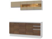 Cozinha Compacta 100% MDF Madesa Smart 180 cm Com Balcão e Tampo Cozinha Compacta 100% MDF Madesa Smart 180 cm Com Balcão e Tampo