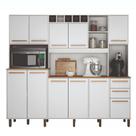 Cozinha Compacta 11 Portas 2 Gavetas Petra 218cm Cozinha Compacta 11 Portas 2 Gavetas Petra 218cm