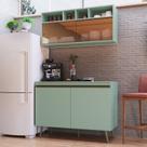 Cozinha Compacta 2 Peças 4 Portas 4 Nichos One