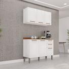Cozinha Compacta 2 Peças 6 Portas 2 Gavetas Bella