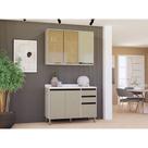 Cozinha Compacta 2 Peças com Tampo Linea Luciane Móveis Cozinha Compacta 2 Peças com Tampo Linea Luciane Móveis