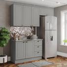 Cozinha Compacta 3 Peças 100% Mdf Americana