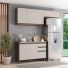 Cozinha Compacta 3 Peças 100% Mdf com Aéreo 3 Portas Connect