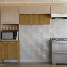 Cozinha Compacta 3 Peças 9 Portas sem Balcão Urbane