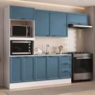 Cozinha Compacta 4 Peças 1 Paneleiro Torre Quente 2 Aéreos 1 Balcão Soho CabeCasa MadeiraOriginals