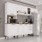 Cozinha Compacta 4 Peças 9 Portas 2 Gavetas Bella