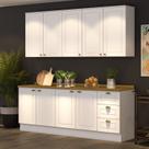 Cozinha Compacta 4 Peças 9 Portas 3 Gavetas Emily Espresso Móveis