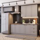 Cozinha Compacta 4 Peças Amy Casa 812 Cinza