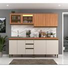 Cozinha Compacta 4 Peças com Vidro Reflecta Cecília