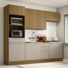 Cozinha Compacta 5 Peças com Tampo 270cm Elegance Luciane Móveis
