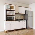 Cozinha Compacta 5peçascom Ilha Joy