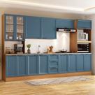Cozinha Compacta 6 Peças 2 Paneleiros 2 Aéreos 2 Balcões Soho CabeCasa MadeiraOriginals