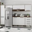 Cozinha Compacta 6 Peças 7 Portas 4 Gavetas Evolution Plus